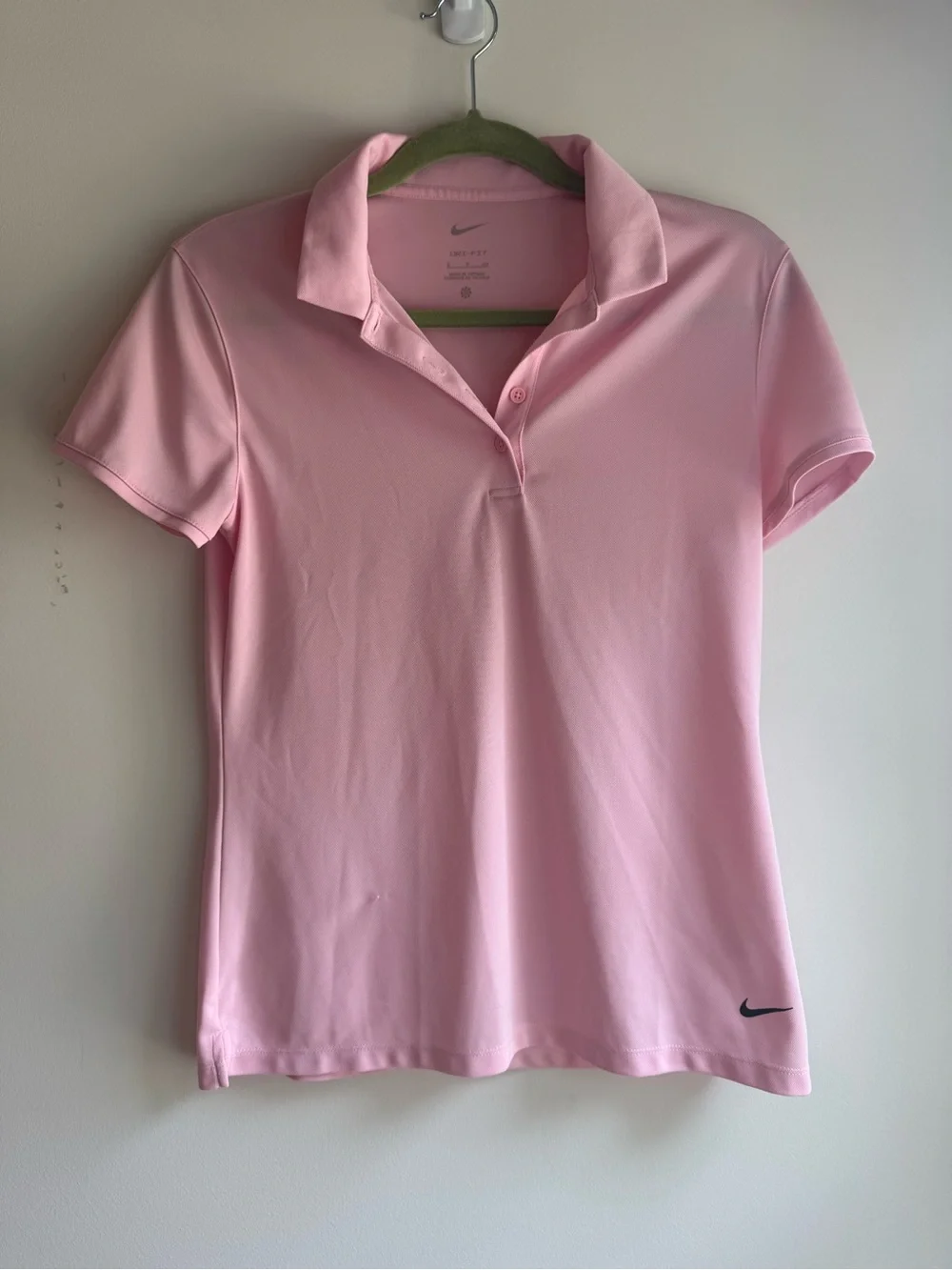 Nike Women’s Pink Short Sleeve Polo Shirt